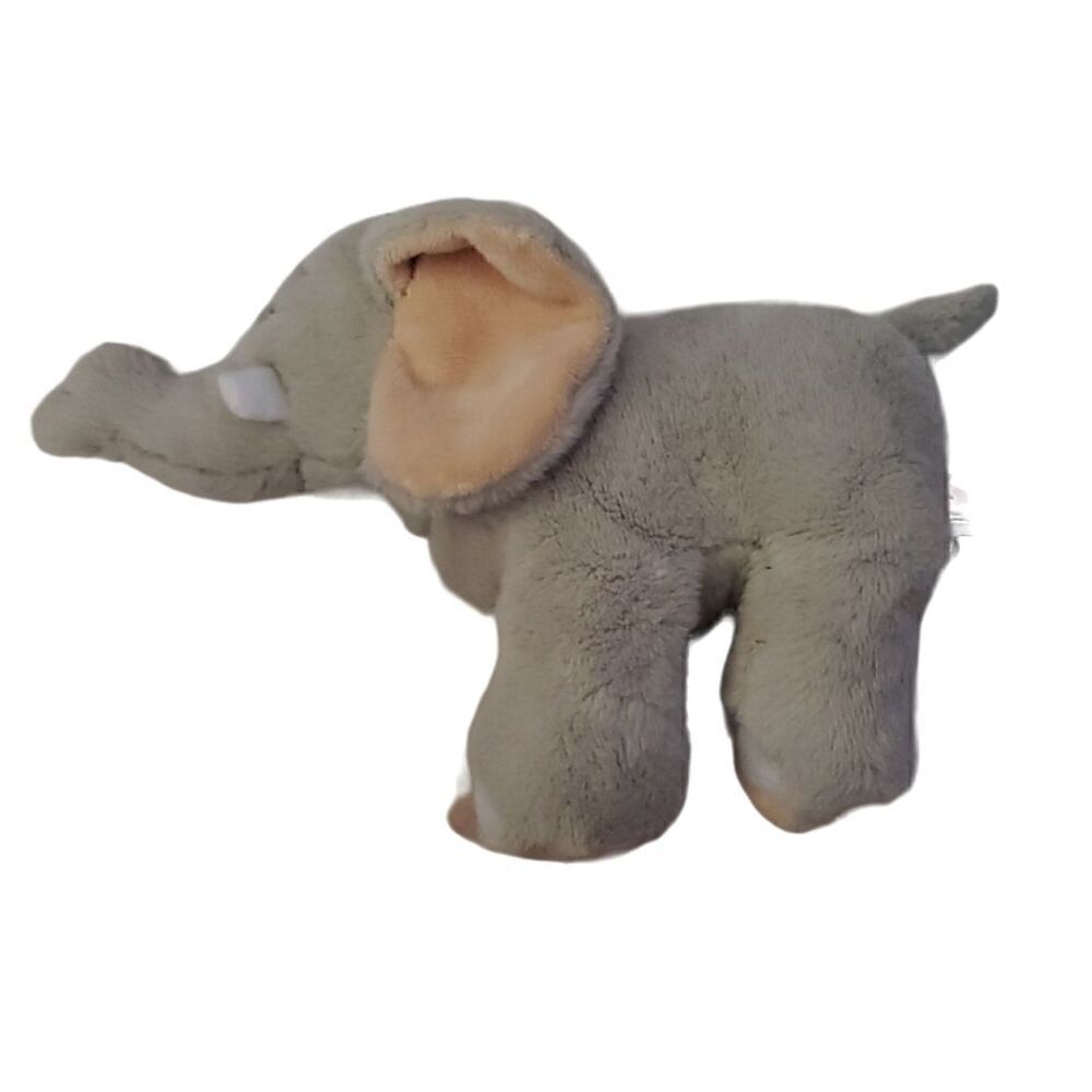 GANZ Gray Velvety Elephant Plush Stuffed Animal.